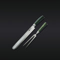 Damascus Steel Carving Set, 2-pc