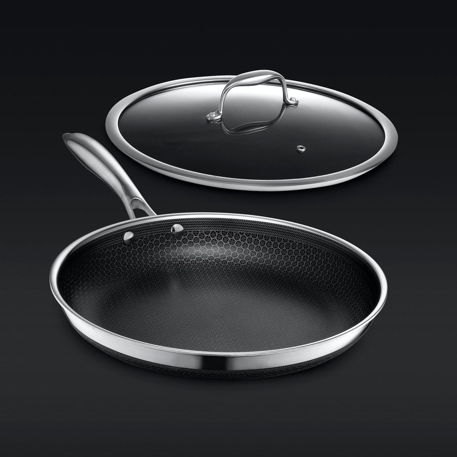 Hybrid Fry Pan with Lid, 12" T3